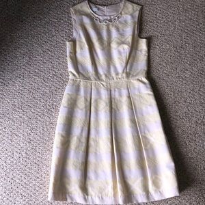 Worn once! Beautiful yellow and cream dress!